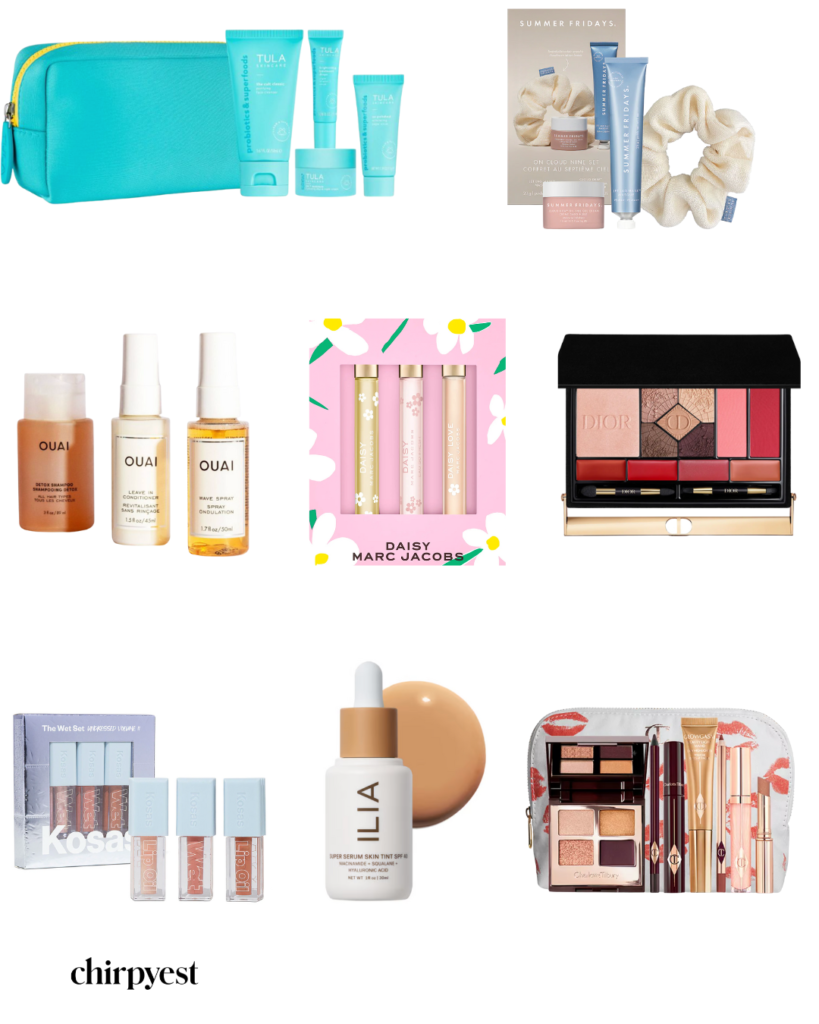 Board for beauty gift items